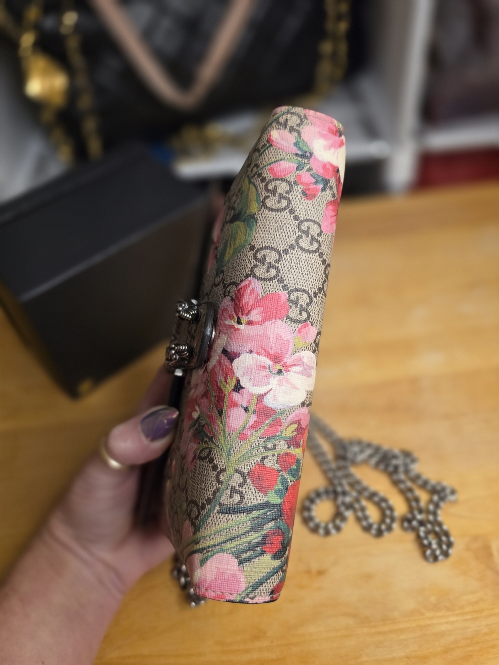 Gucci Dionysus Blooms Supreme 3 Way Chain Purse EUC - Picture 9 of 16